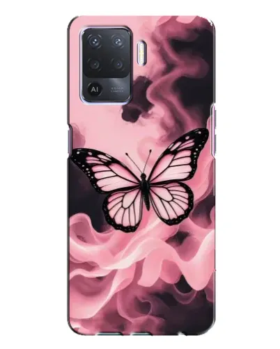 Чохол для OPPO A94 з картинкою «Метелик у диму» Чохол для OPPO A94 з картинкою «Метелик у диму»