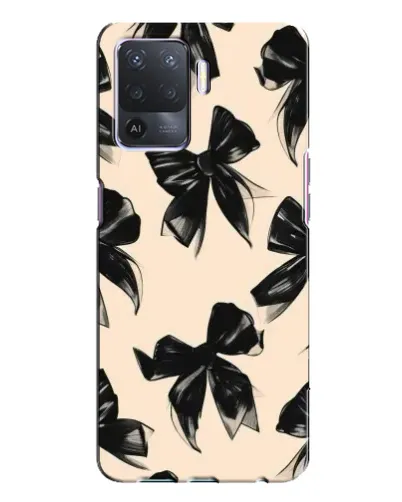Чохол для OPPO A94 з картинкою «Патерн чорні банти» Чохол для OPPO A94 з картинкою «Патерн чорні банти»