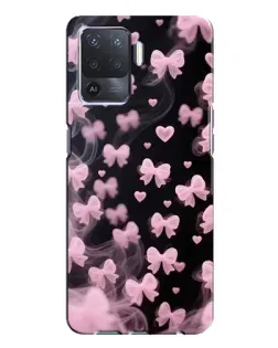 Чехол для OPPO A94 с картинкой «Неоновое кружево»