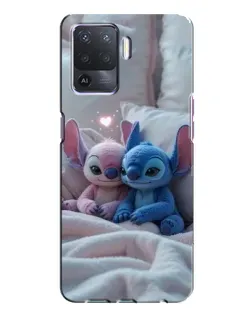 Чохол для OPPO A94 з картинкою «Плюшеві Стіч Ангел»