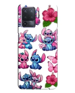 Чохол для OPPO A94 з картинкою «Стікери Stitch та Angel»