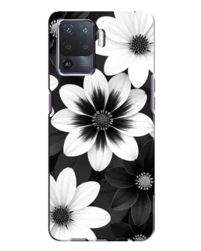 Чохол для OPPO A94 з картинкою «Монохромні айстри» Чохол для OPPO A94 з картинкою «Монохромні айстри»