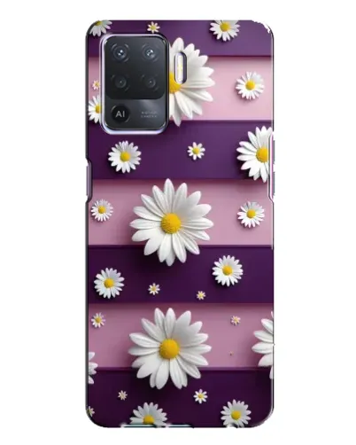 Чохол для OPPO A94 з картинкою «Ромашки на фіолетовому» Чохол для OPPO A94 з картинкою «Ромашки на фіолетовому»