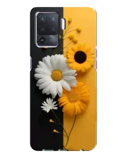 Чехол для OPPO A94 с картинкой «Подсолнух и ромашка» Чехол для OPPO A94 с картинкой «Подсолнух и ромашка»