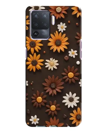 Чохол для OPPO A94 з картинкою «Візерунок з маленьких соняшників» Чохол для OPPO A94 з картинкою «Візерунок з маленьких соняшників»