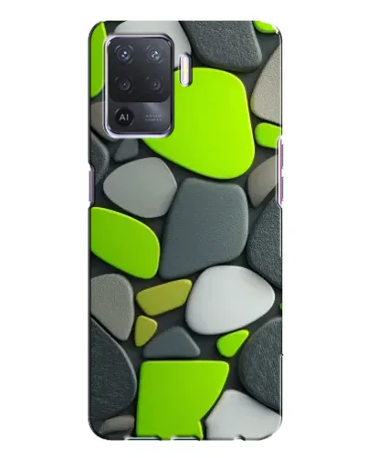 Чохол для OPPO A94 з картинкою «Яскрава неонова галька»