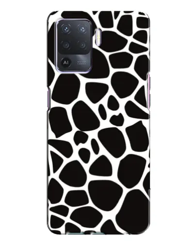 Чохол для OPPO A94 з картинкою «Чорно-білий жираф»