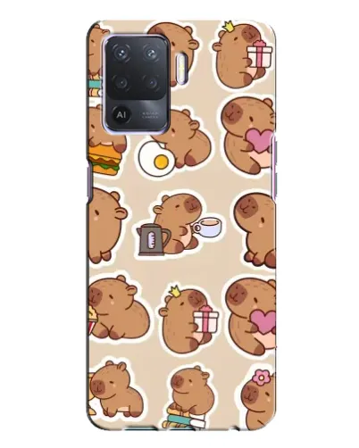 Чохол для OPPO A94 з картинкою «Капібари паттерн» Чохол для OPPO A94 з картинкою «Капібари паттерн»