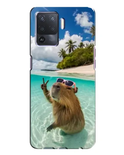 Чохол для OPPO A94 з картинкою «Капібара на морі» Чохол для OPPO A94 з картинкою «Капібара на морі»