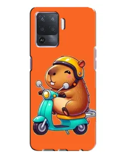 Чохол для OPPO A94 з картинкою «Капібара на скутері» Чохол для OPPO A94 з картинкою «Капібара на скутері»