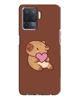 Чохол для OPPO A94 з картинкою «Капібара з серцем» Чохол для OPPO A94 з картинкою «Капібара з серцем»