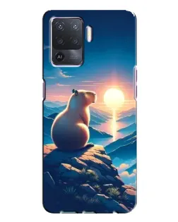 Чохол для OPPO A94 з картинкою «Захід сонця з капібарою» Чохол для OPPO A94 з картинкою «Захід сонця з капібарою»