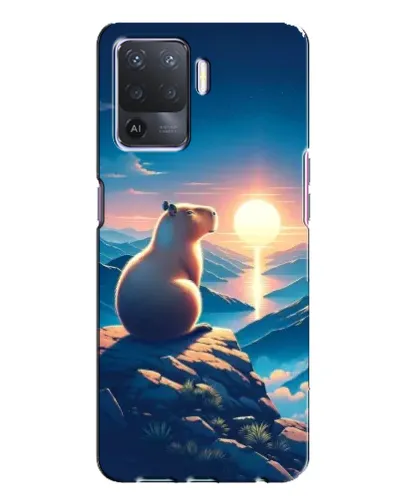 Чохол для OPPO A94 з картинкою «Захід сонця з капібарою» Чохол для OPPO A94 з картинкою «Захід сонця з капібарою»