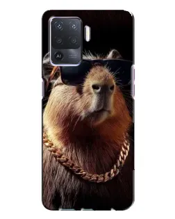 Чохол для OPPO A94 з картинкою «Капібара золотий ланцюг» Чохол для OPPO A94 з картинкою «Капібара золотий ланцюг»