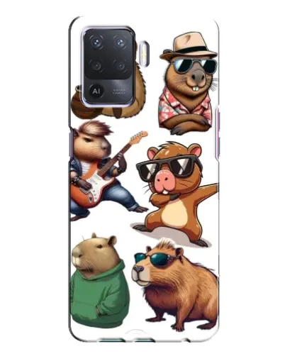Чохол для OPPO A94 з картинкою «Круті капібари музиканти» Чохол для OPPO A94 з картинкою «Круті капібари музиканти»
