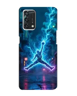 Чохол для OPPO A95 з картинкою «Jordan Gold Jumpman»