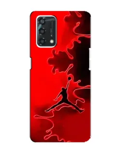 Чохол для OPPO A95 з картинкою «Jordan Red Smoke»