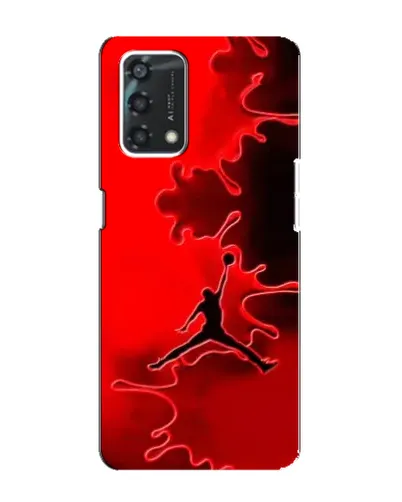 Чохол для OPPO A95 з картинкою «Jordan Red Smoke» Чохол для OPPO A95 з картинкою «Jordan Red Smoke»