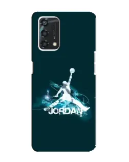 Чохол для OPPO A95 з картинкою «Jordan Blue Fire»