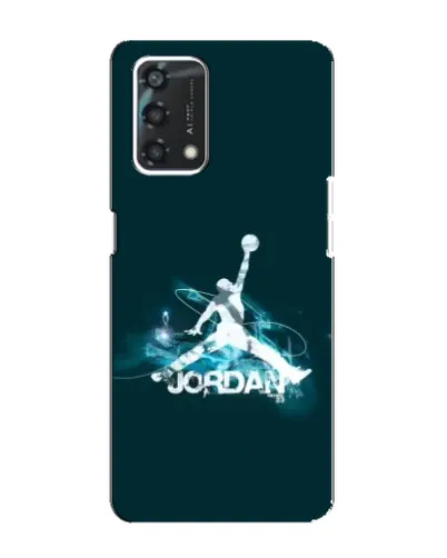 Чохол для OPPO A95 з картинкою «Jordan Blue Fire» Чохол для OPPO A95 з картинкою «Jordan Blue Fire»