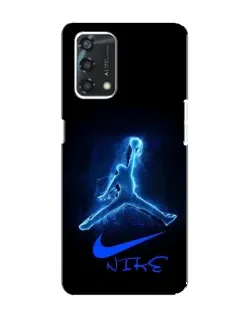 Чохол для OPPO A95 з картинкою «Jordan Neon Blue»