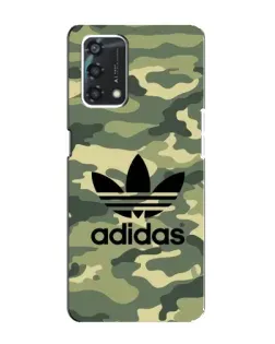Чехол для OPPO A95 с картинкой «Милитари стиль Adidas»