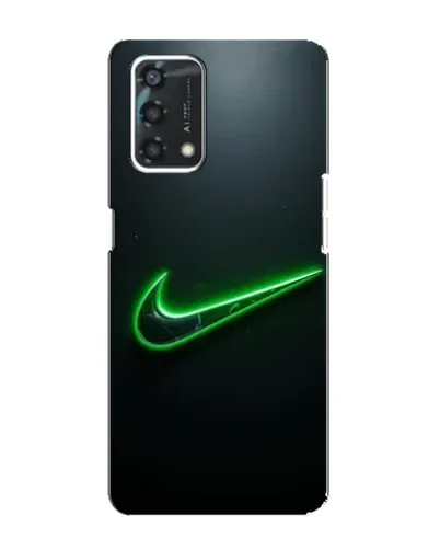 Чохол для OPPO A95 з картинкою «Неоновий контур Nike»