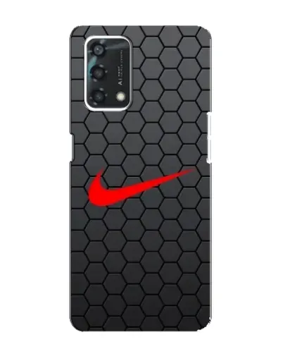 Чохол для OPPO A95 з картинкою «Nike — карбонова сітка»