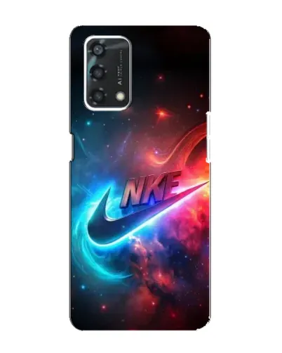 Чохол для OPPO A95 з картинкою «Вогняний логотип Nike»
