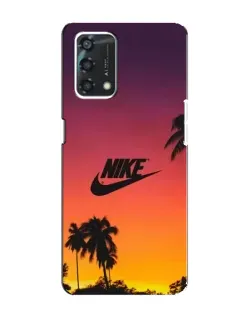 Чохол для OPPO A95 з картинкою «Nike на заході сонця»