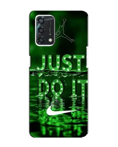 Чохол для OPPO A95 з картинкою «Зелений неоновий Nike»