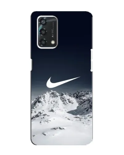 Чохол для OPPO A95 з картинкою «Nike — зимові гори»
