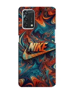 Чохол для OPPO A95 з картинкою «Nike в абстракції»