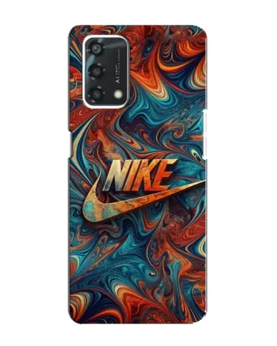 Чохол для OPPO A95 з картинкою «Nike в абстракції»