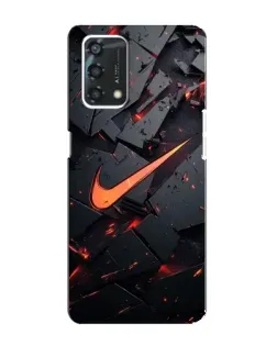 Чохол для OPPO A95 з картинкою «Nike — ефект розломів»