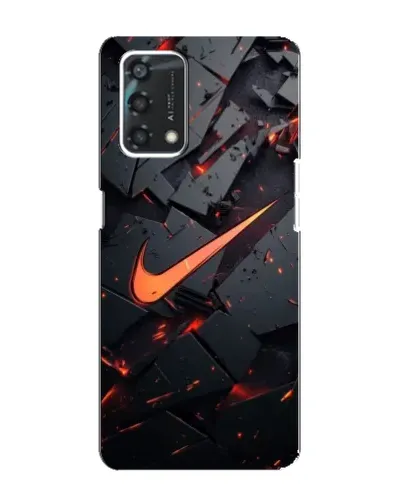 Чохол для OPPO A95 з картинкою «Nike — ефект розломів»