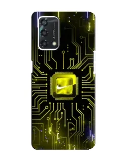 Чохол для OPPO A95 з картинкою «Nike — золота іскра»