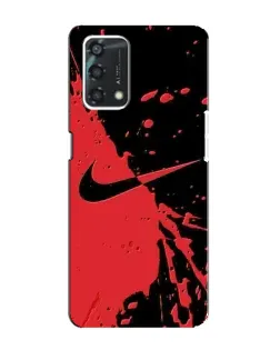 Чохол для OPPO A95 з картинкою «Червоні бризки Nike»