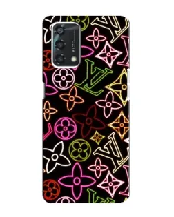 Чохол для OPPO A95 з картинкою «Неоновий мікс Nike»