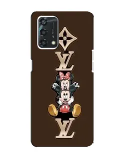 Чехол для OPPO A95 с картинкой «LV и Микки Маус»