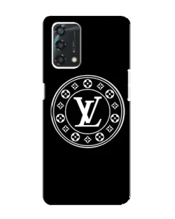 Чехол для OPPO A95 с картинкой «LV — печать стиля»