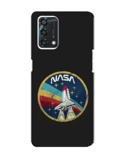 Чехол для OPPO A95 с картинкой «NASA — эмблема миссии» Чехол для OPPO A95 с картинкой «NASA — эмблема миссии»