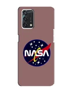 Чехол для OPPO A95 с картинкой «NASA — ретро космос»