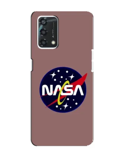 Чехол для OPPO A95 с картинкой «NASA — ретро космос» Чехол для OPPO A95 с картинкой «NASA — ретро космос»