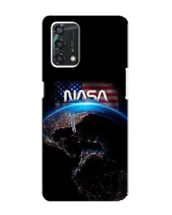 Чехол для OPPO A95 с картинкой «Земля из космоса NASA»