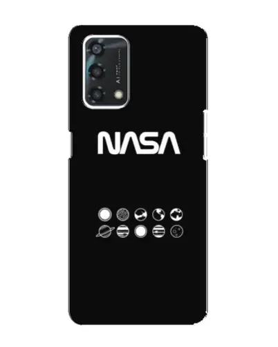 Чехол для OPPO A95 с картинкой «NASA — технический принт» Чехол для OPPO A95 с картинкой «NASA — технический принт»