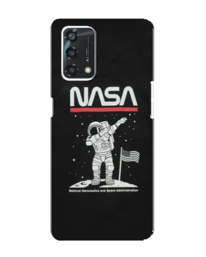Чехол для OPPO A95 с картинкой «NASA — шагаем по Луне» Чехол для OPPO A95 с картинкой «NASA — шагаем по Луне»