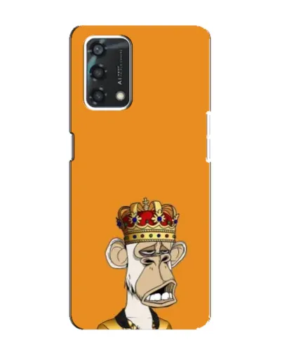 Чохол для OPPO A95 з картинкою «Золота мавпа Bored Ape»