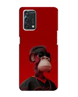 Чохол для OPPO A95 з картинкою «Bored Ape в червоному»