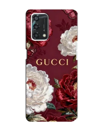 Чехол для OPPO A95 с картинкой «Gucci — бордовые розы» Чехол для OPPO A95 с картинкой «Gucci — бордовые розы»